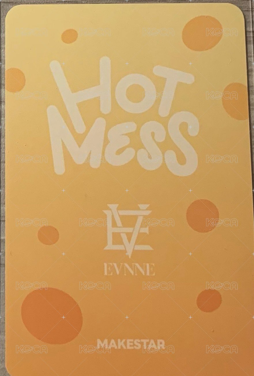 HOT MESS ms 特典卡  背面