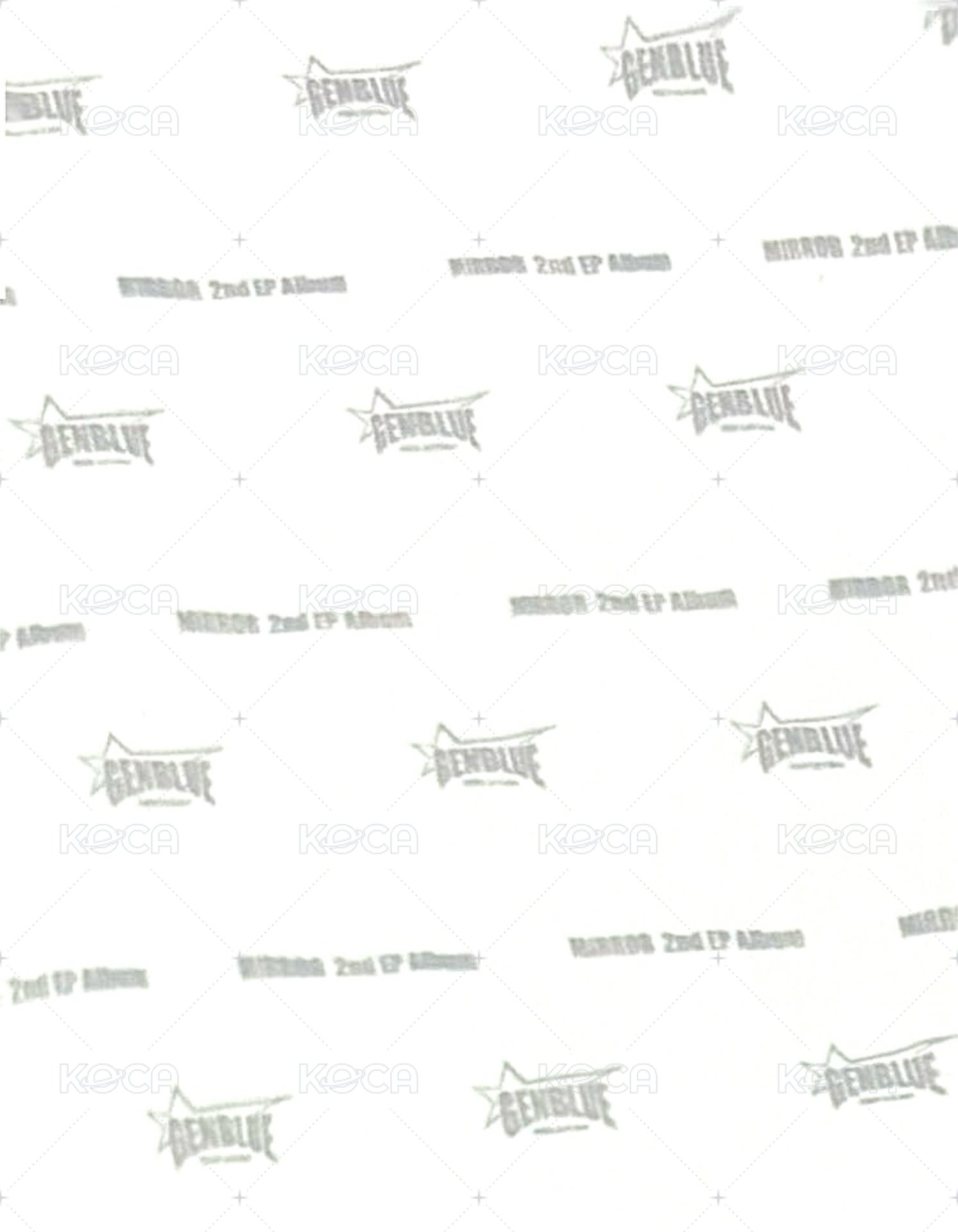 MIRROR 專輯卡 ID PICTURE 背面