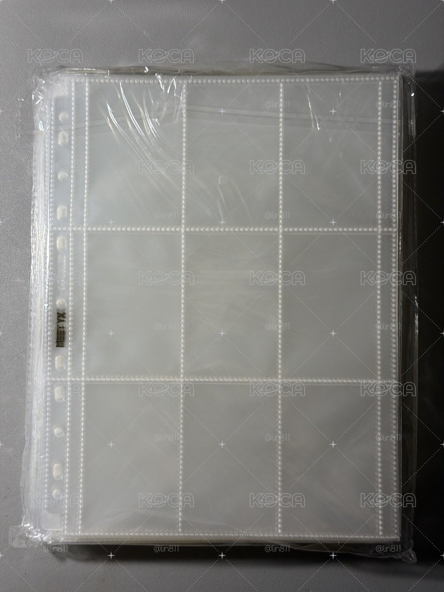 萌貓 singba 9宮格 超透緊湊型卡冊內頁 10張40$