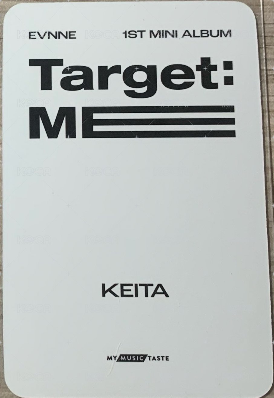 Target: ME mmt 特典卡  背面