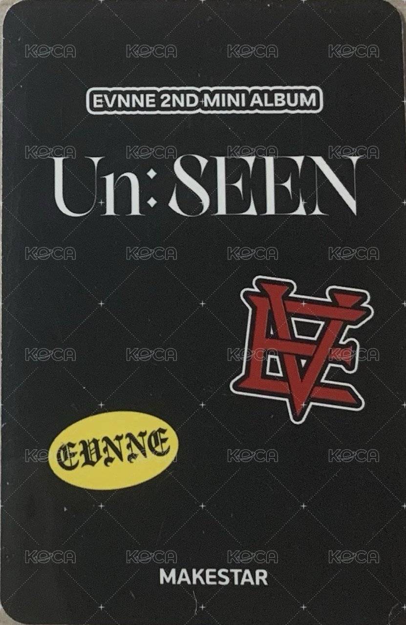 Un: SEEN ms 特典卡  背面