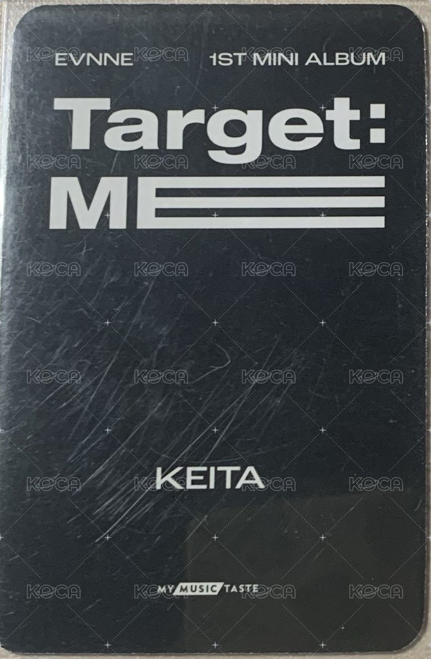 Target: ME mmt 特典卡  背面