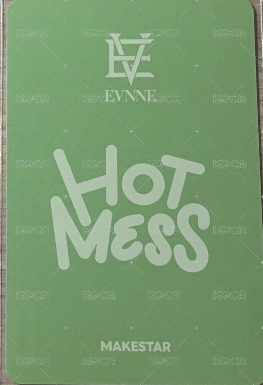 HOT MESS ms 特典卡  背面