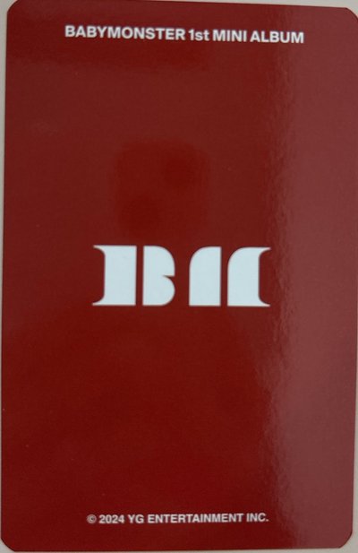 Ahyeon 特典 卡背有小損