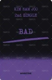 BAD ms 線上 簽售卡  背面