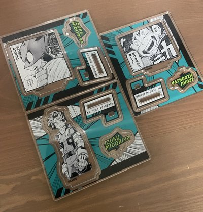 我的英雄學院 爆豪/綠谷/心操 個人池立牌