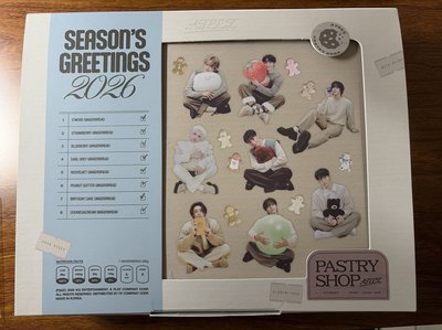 2026 ATEEZ年曆單人拆售：明信片、小卡、大頭貼、貼紙（缺旼傘）