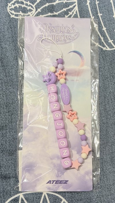 弘中、星化、崔傘INITIAL BEADS STRAP（全新未拆）
