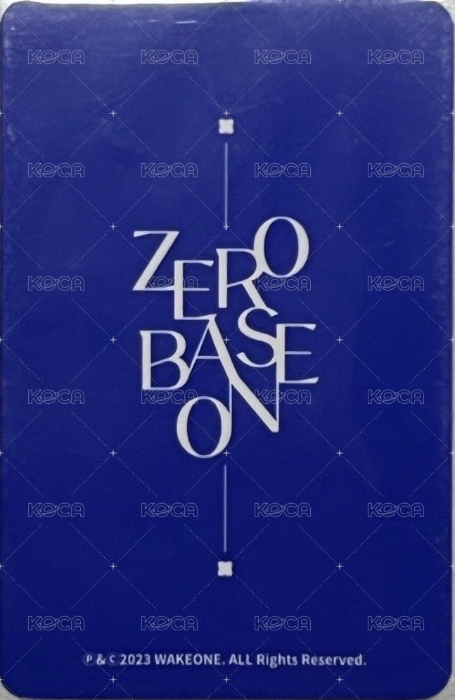 大邱快閃 藍資料夾 周邊卡  背面