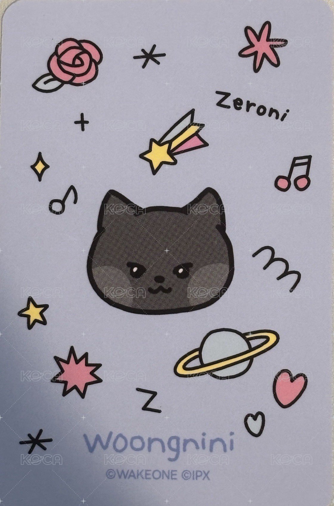 zeroni 周邊卡 外套卡 背面