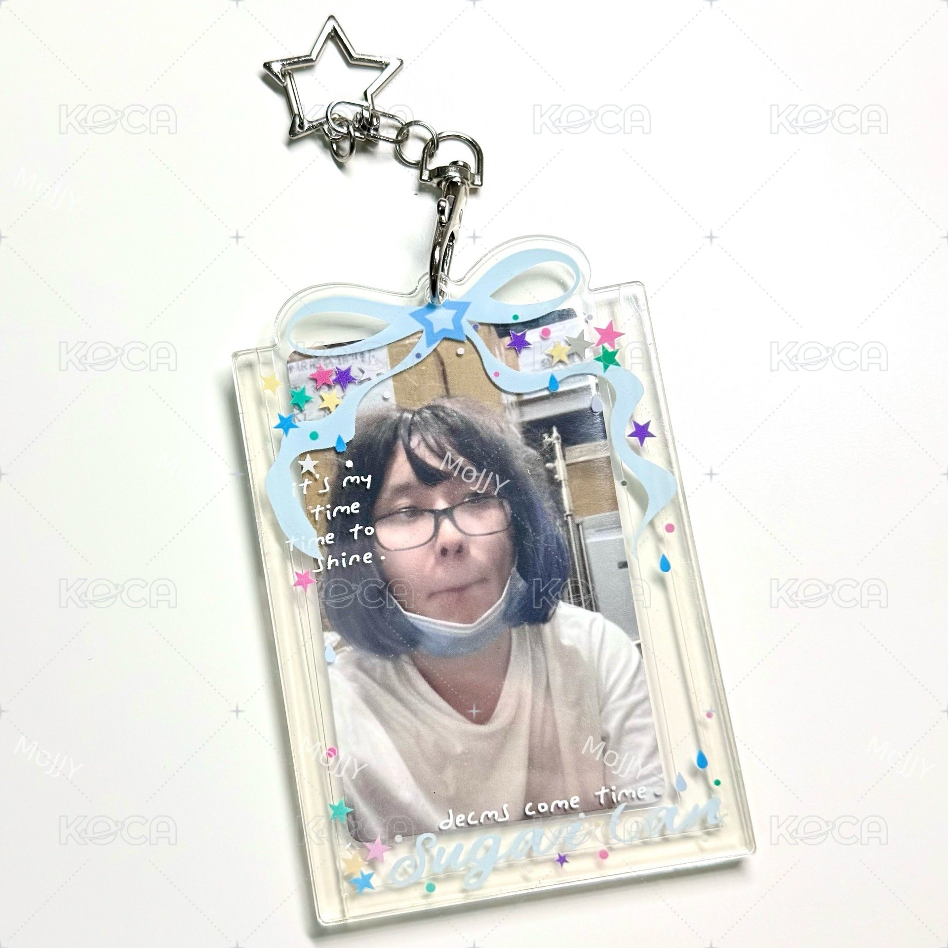 蝴蝶結壓克力透明卡套