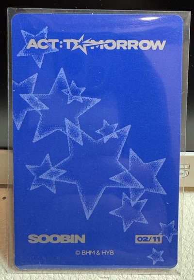 TXT四巡隨機小卡💙崔秀彬SOOBIN