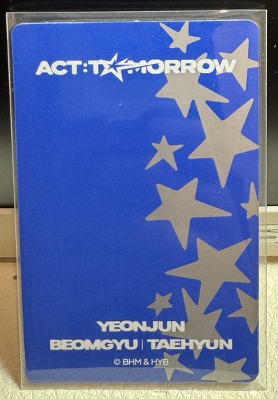 TXT四巡隨機小卡💙竣圭顯