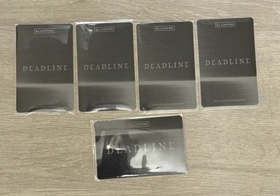 BLACKPINK護照組小卡