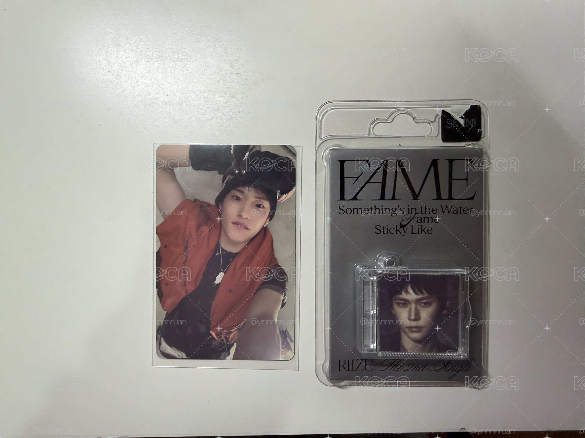 riize FAME smini 恩奭專+炤熙小卡