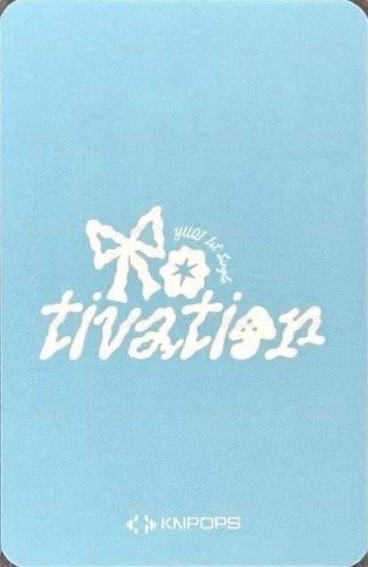 Motivation knpops 3.0 幸運卡  背面