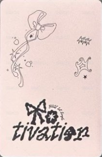 Motivation 泡泡摩奇 幸運卡  背面