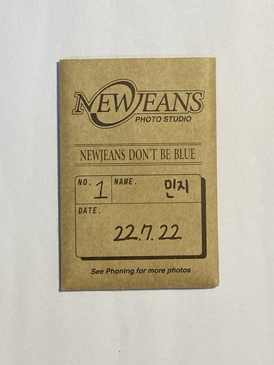 New Jeans 專輯卡 Minji ver.
