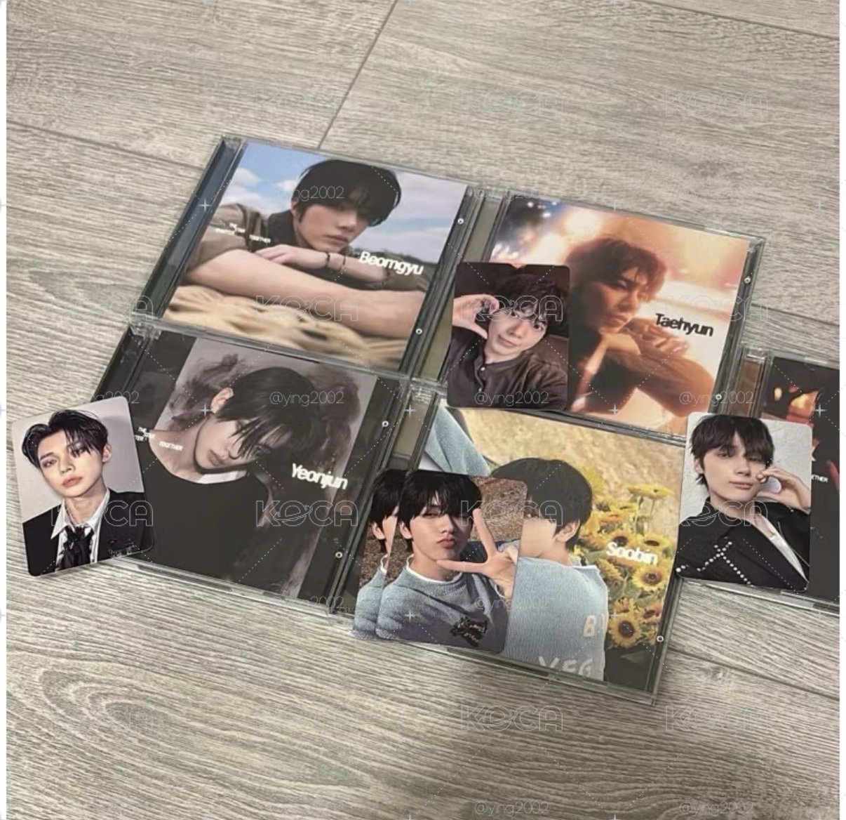 TXT 正規四 solo 休寧單封 特典 幸運卡