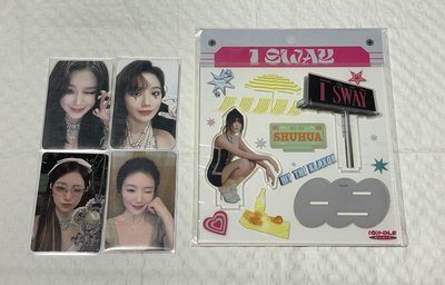 i-dle 舒華 迷七快閃立牌 +4張小卡