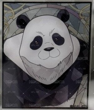 熊貓壓克力透卡
