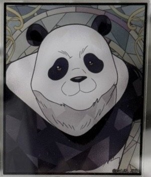 熊貓壓克力透卡