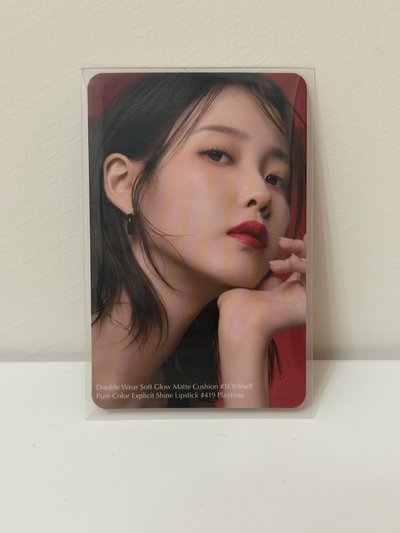 IU 李知恩 雅詩蘭黛 代言小卡