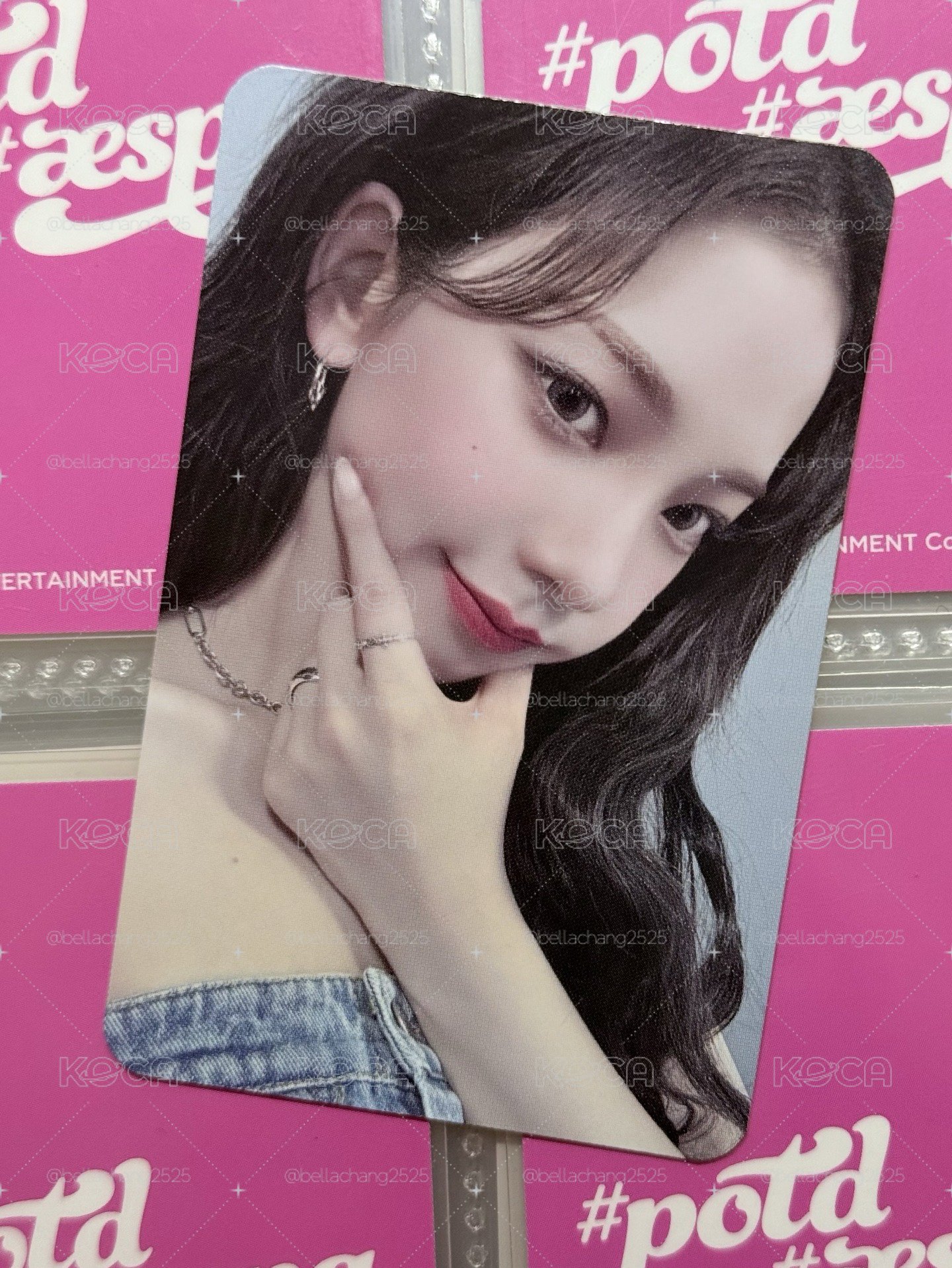 aespa Karina 捏臉柚 迴紋針柚