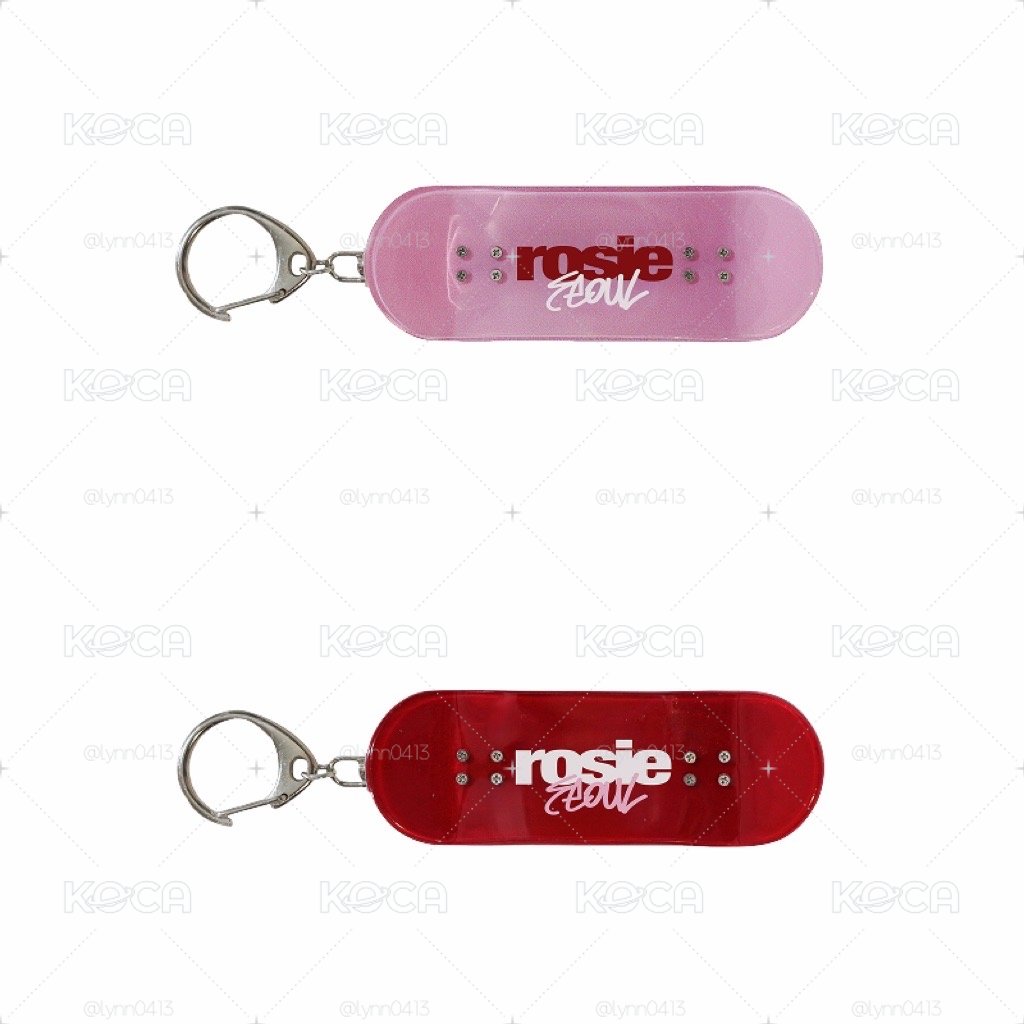 Rosie 首爾滑板造型 鑰匙圈吊飾 