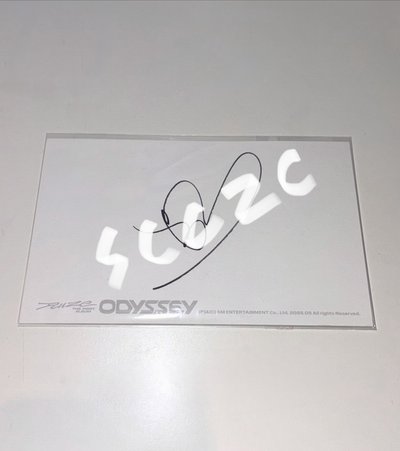 Odyssey成燦親簽 無專 價格含綁