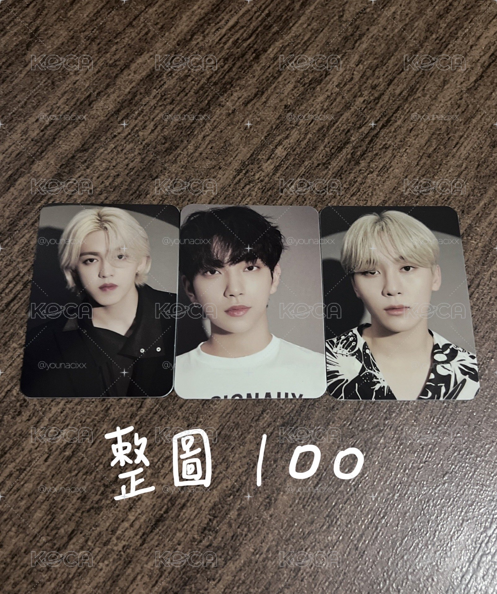 seventeen 2021 DICON雜誌小卡 哲、秀、寛