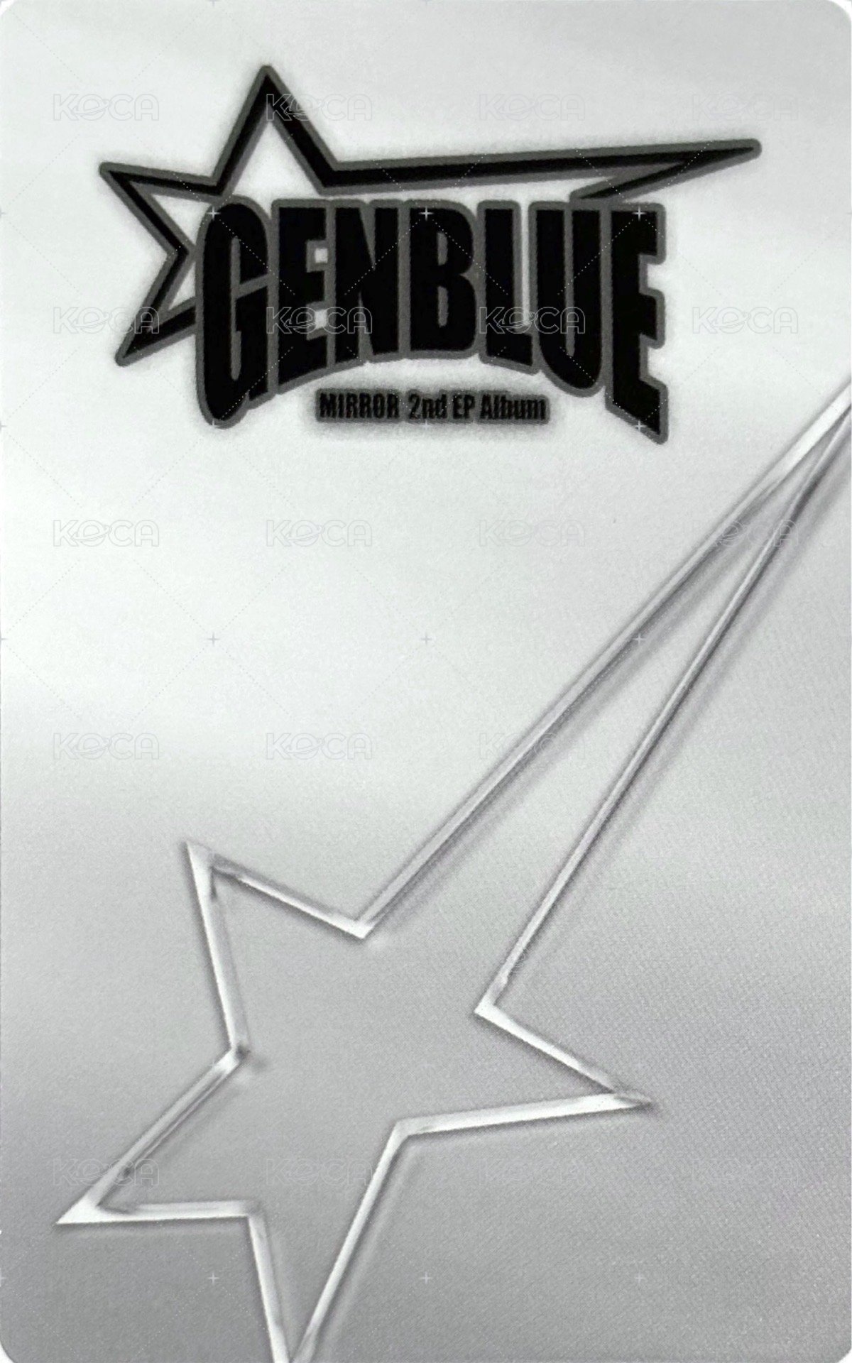 MIRROR 專輯卡 PB ver. 背面