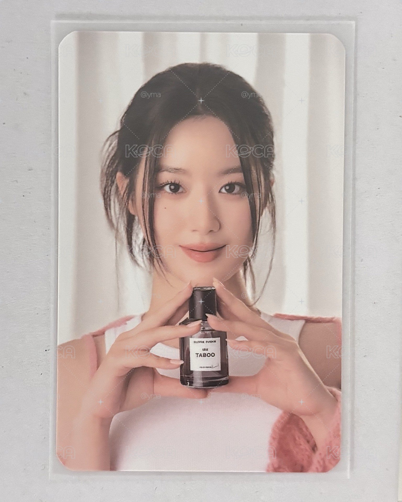 刷香水代言卡