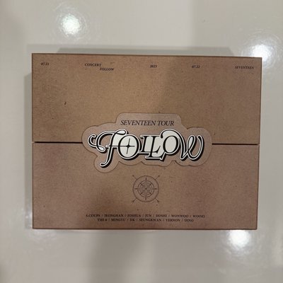 SEVENTEEN｜FOLLOW TO SEOUL DIGITAL 數位版 週邊｜固配