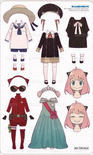 安妮亞換裝小立牌套組