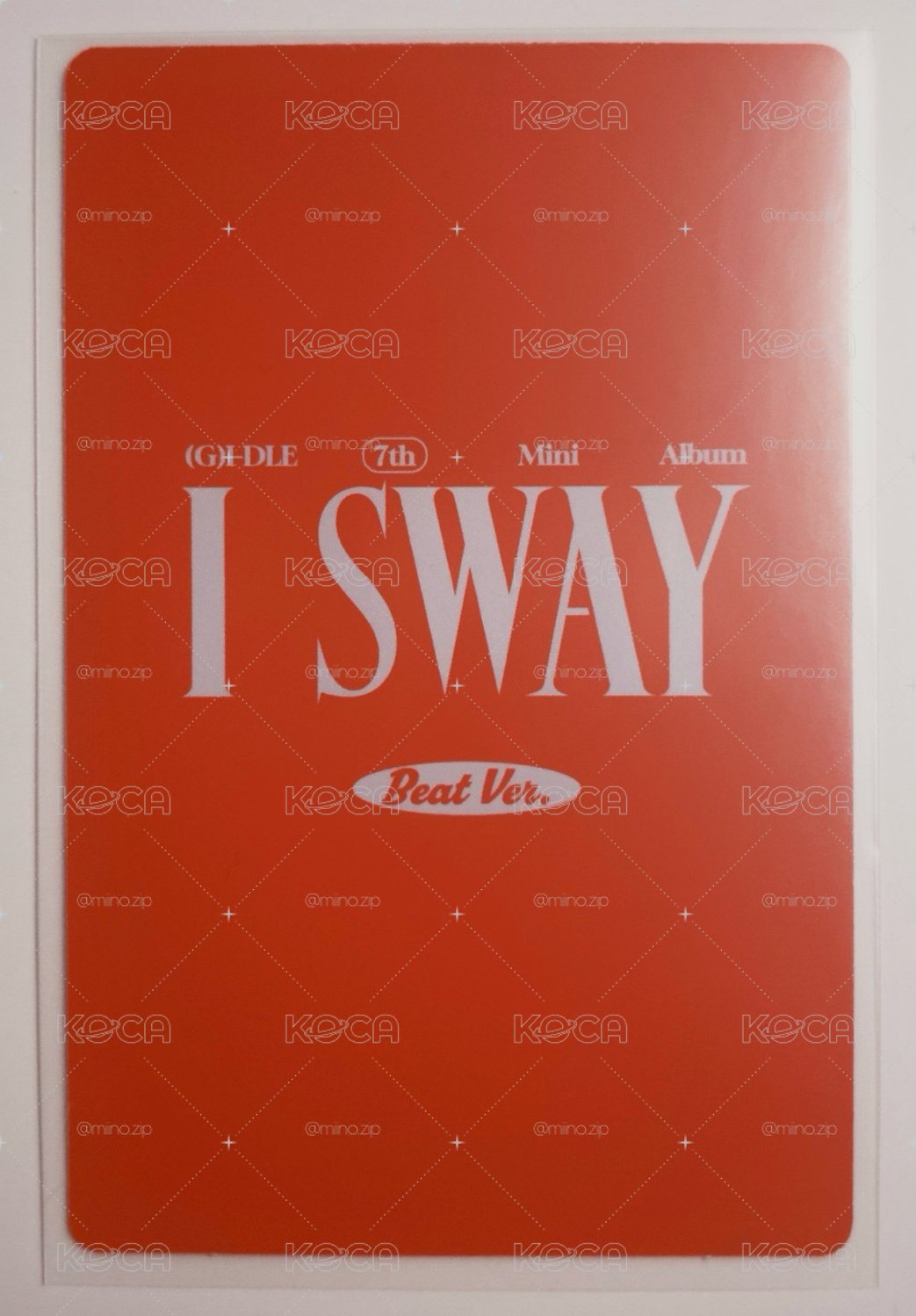 I SWAY 專卡 BEAT版 麵