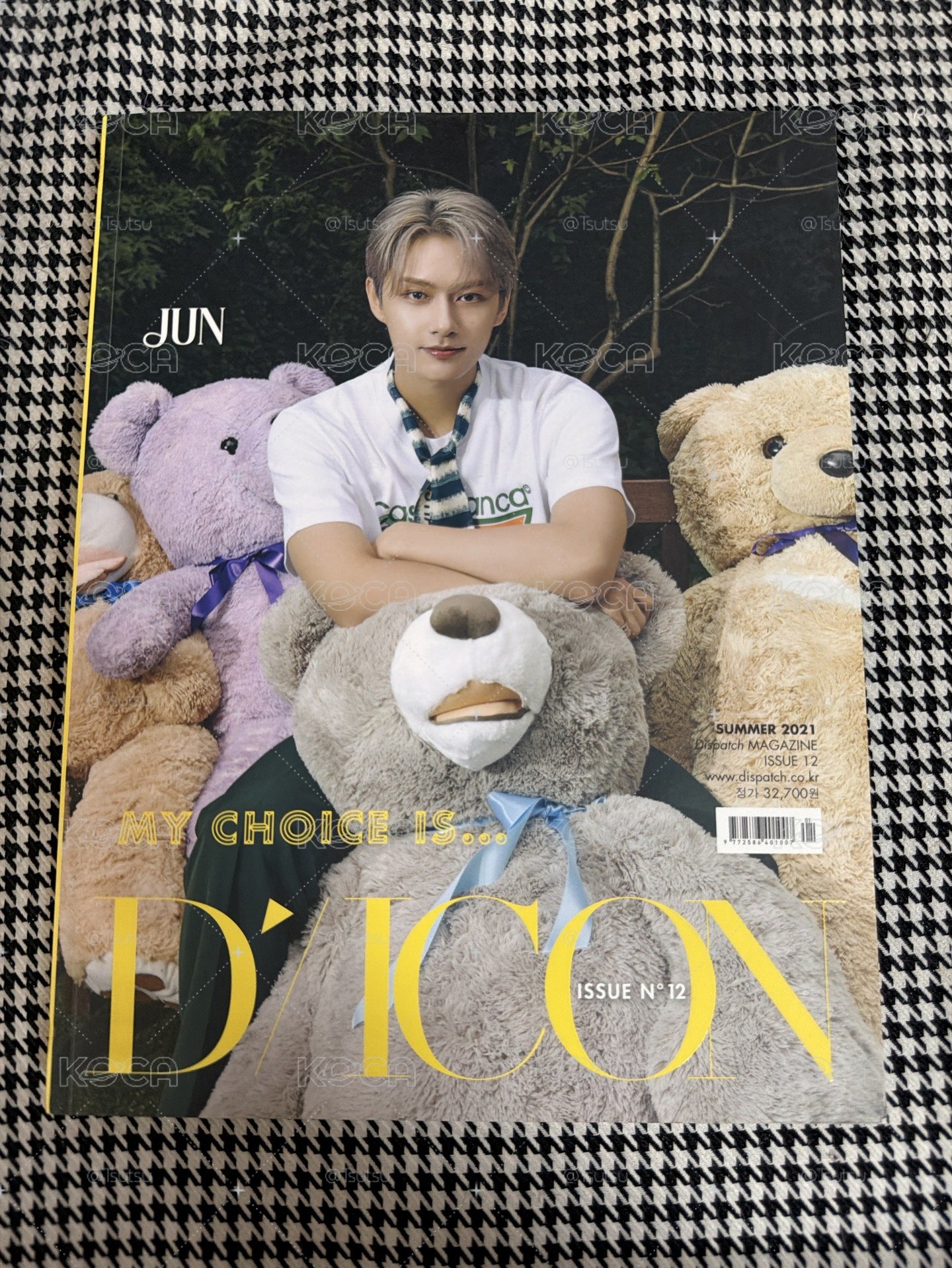 (現貨）seventeen dicon JUN 文俊輝 抱熊俊 寫真 d社 雜誌