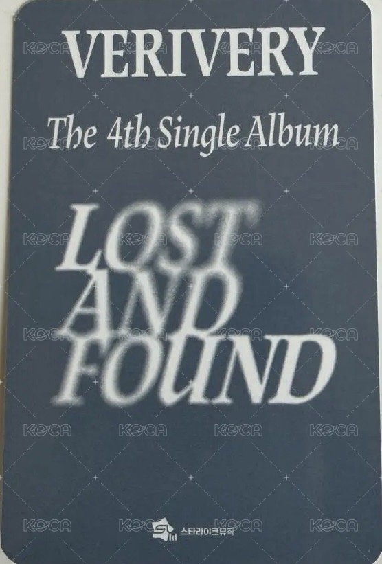 Lost and Found slm 2.0線下 簽售卡 牛角大衣ver. 背面