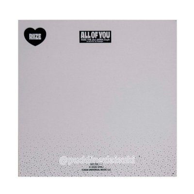 RIIZE｜ALL OF YOU 日本原宿 環球快閃店 恩奭 特典卡