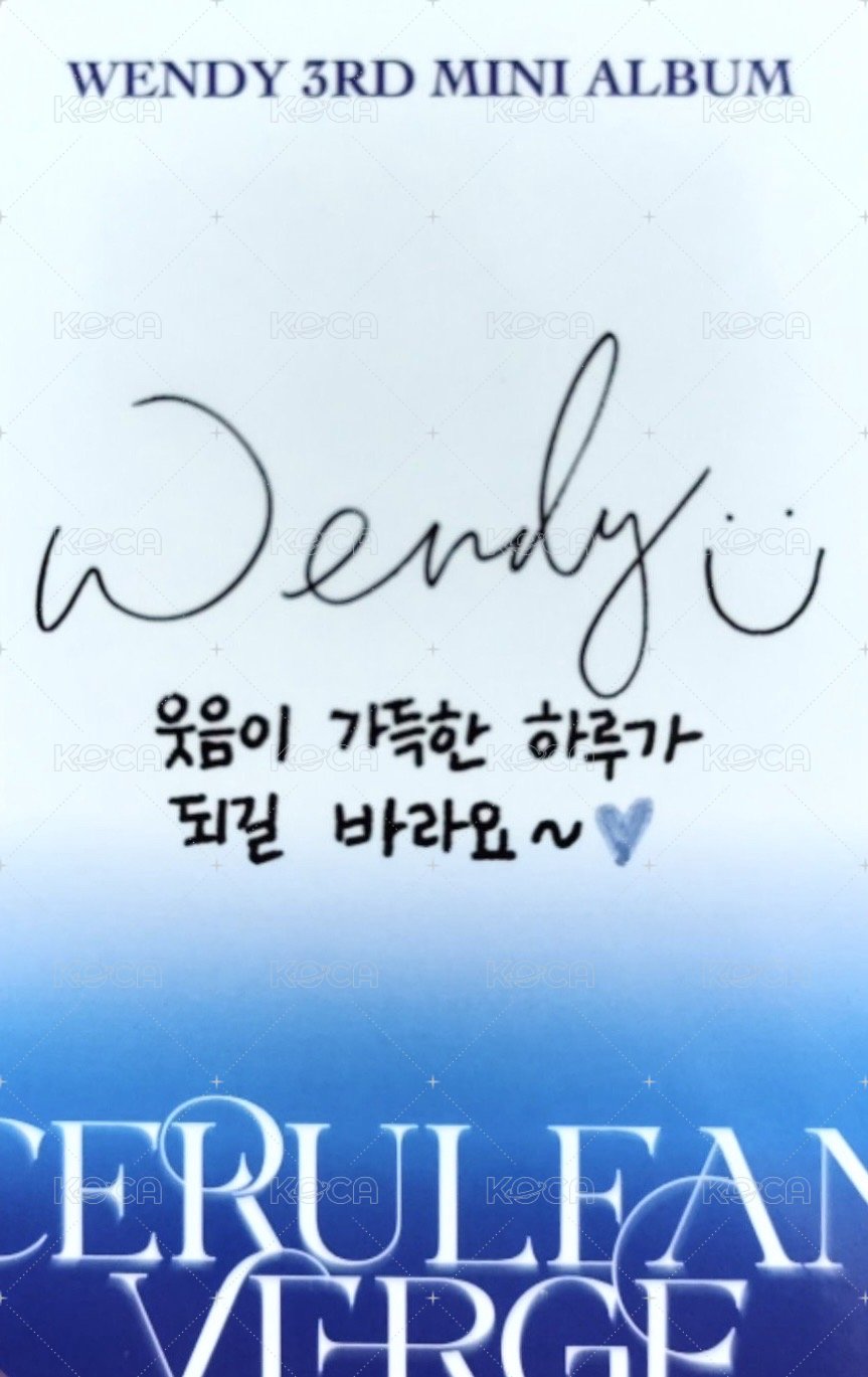 Cerulean Verge 專輯卡 PB版 背面