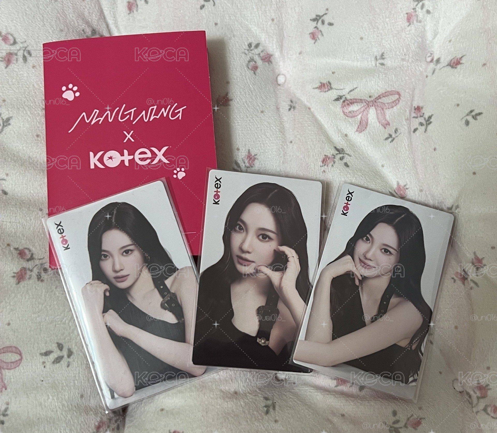 kotex 寧寧代言卡