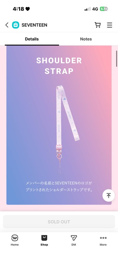 Seventeen Jeonghan 2023 fan meeting Love 背帶 尹淨漢