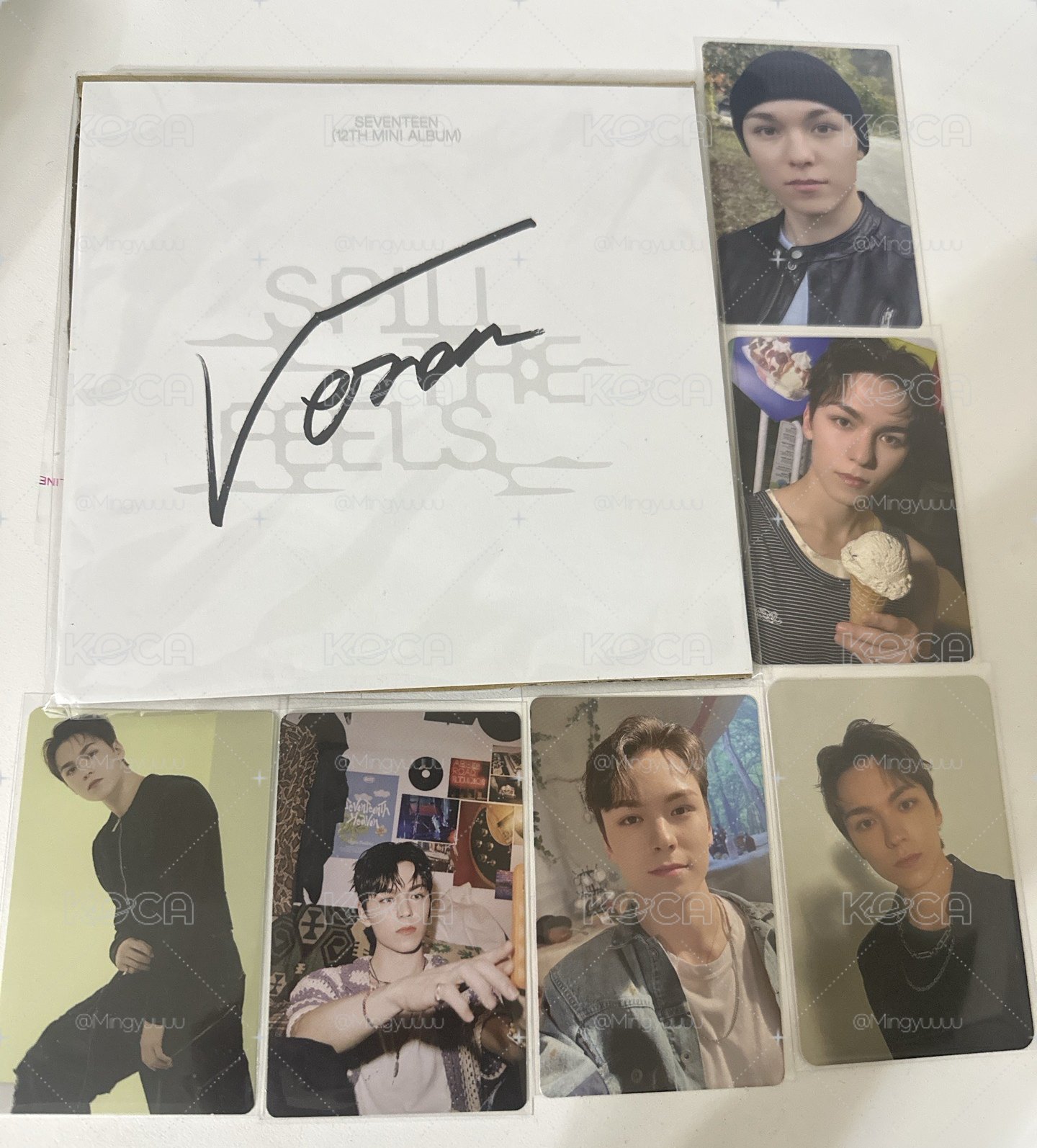 迷12親簽+小卡（Vernon) 