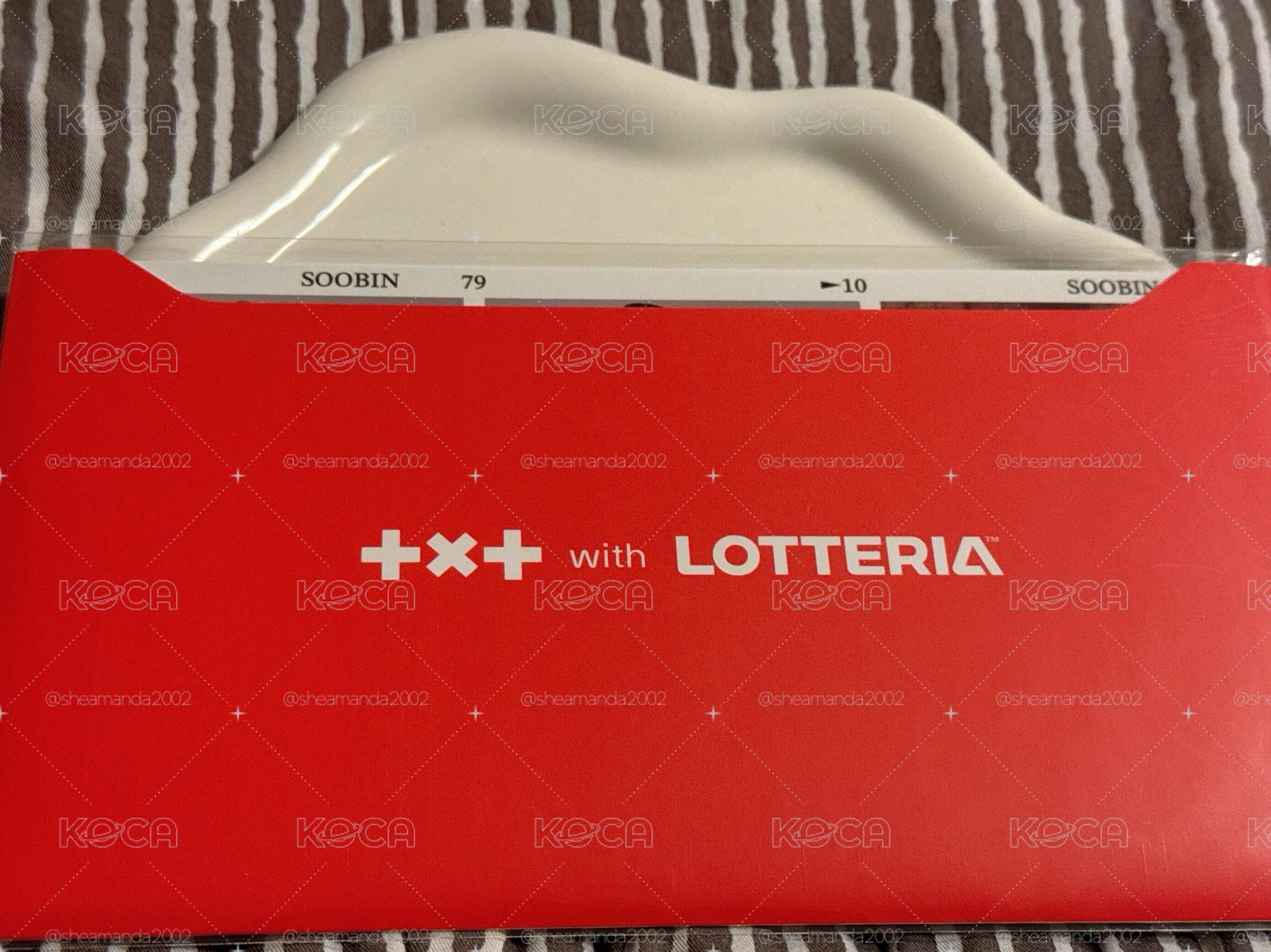 TXT LOTTERIA 樂天漢堡明信片一套