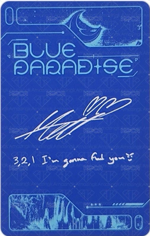 迷五 專輯卡 SEEK ver.  背面