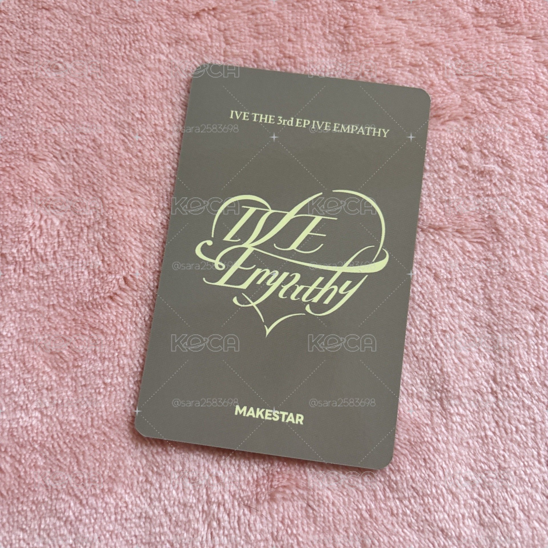 (微廠損)IVE EMPATHY 棉被外面很危險瑞