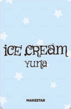 Ice Cream ms 1.0 幸運卡 Yunadi 背面