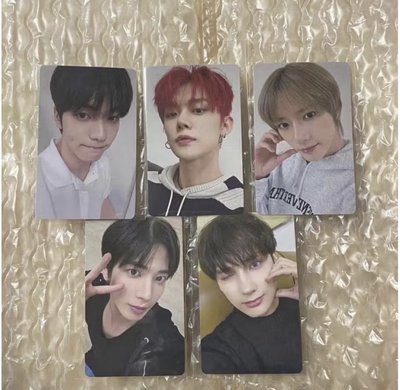 TXT 迷七 環球特典 幸運卡 杋圭 秀彬 休寧小卡