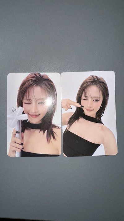 i-dle手燈卡+台灣場入場卡