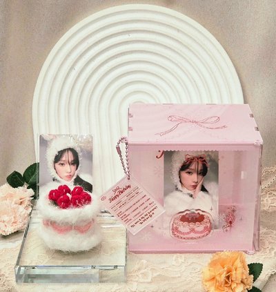  26生日蛋糕鑰匙圈跟禮盒 含2卡